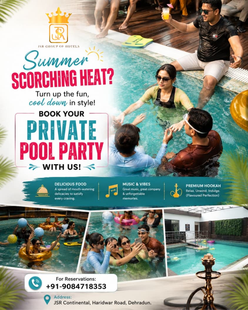 Private Pool Party in Dehradun