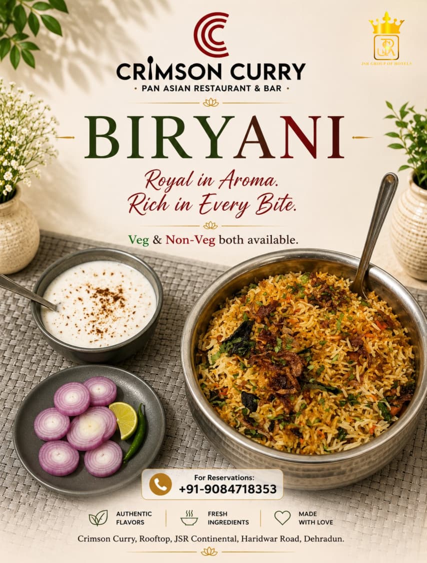 best biryani restaurant in Dehradun