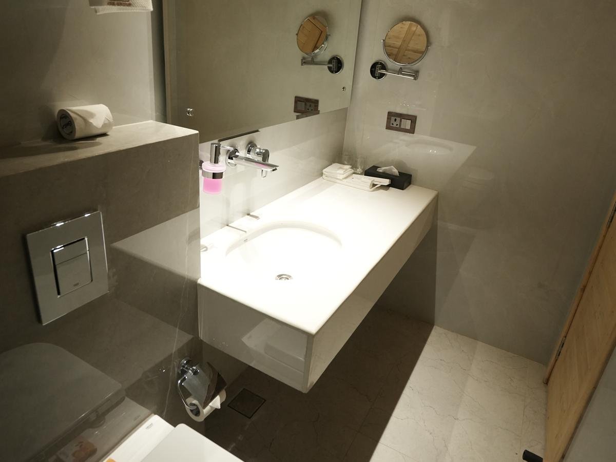 Standard Cottage bathroom vanity and mirrors